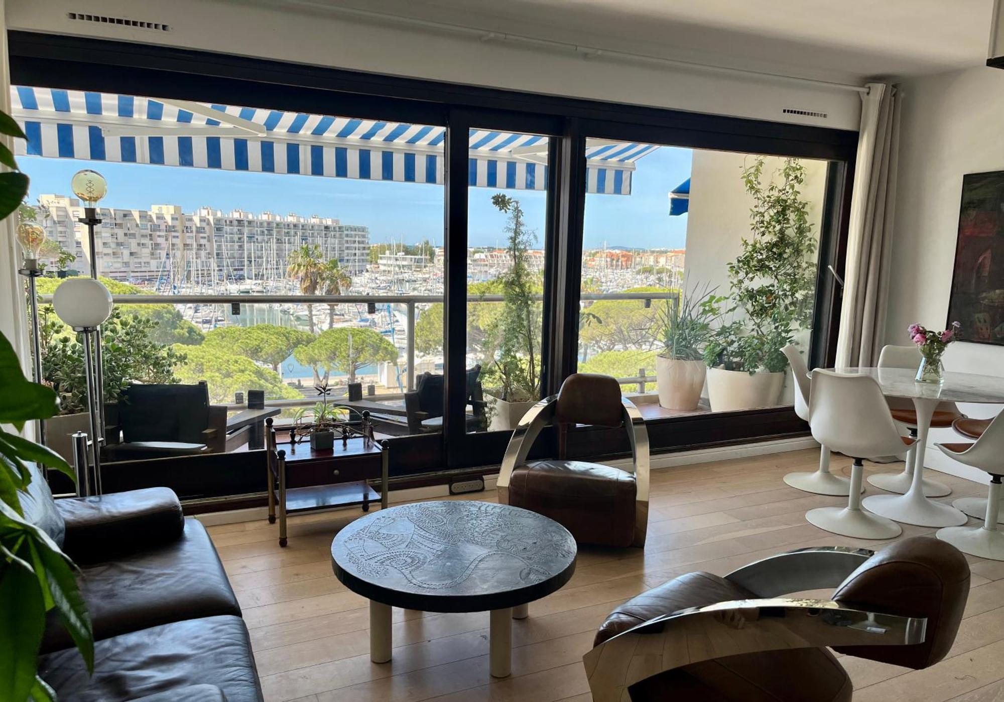 T3 Vue Port 200M De La Plage 2 Chambres Avec Garage Carnon-Plage Esterno foto